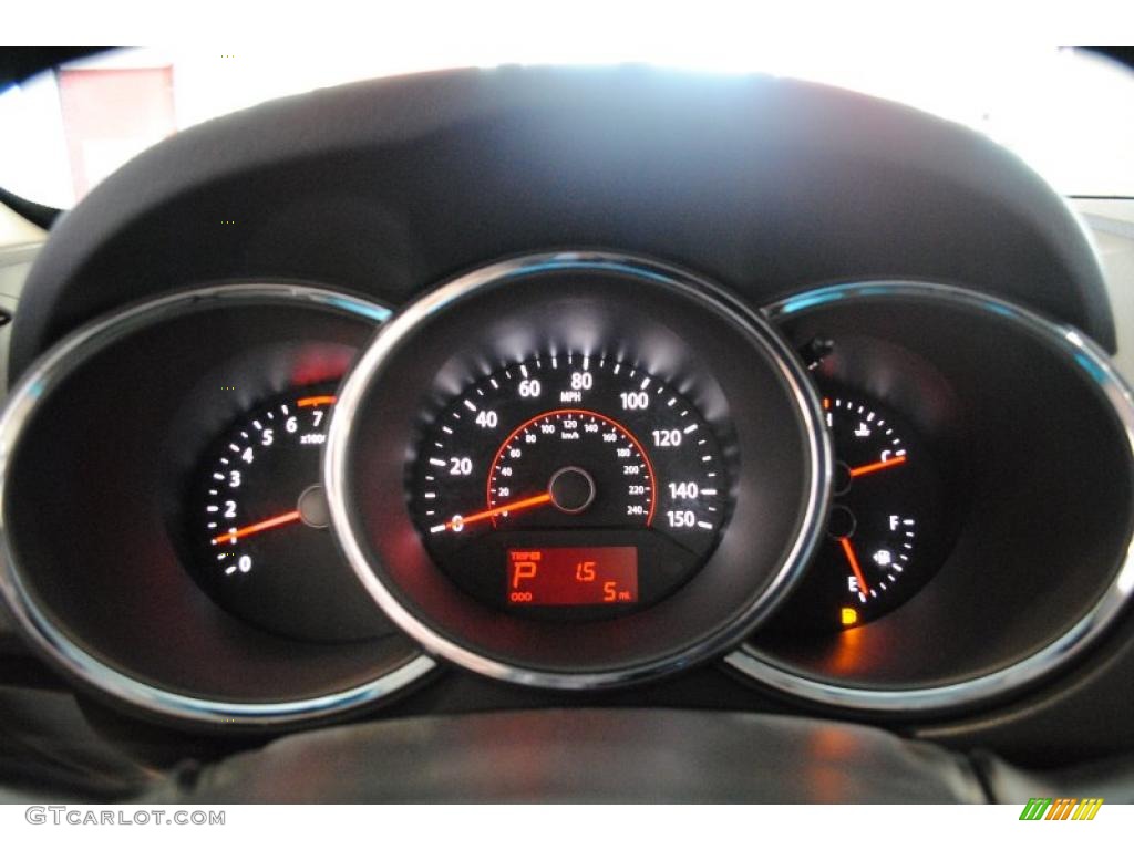 2011 Sorento EX AWD - Spicy Red / Beige photo #37