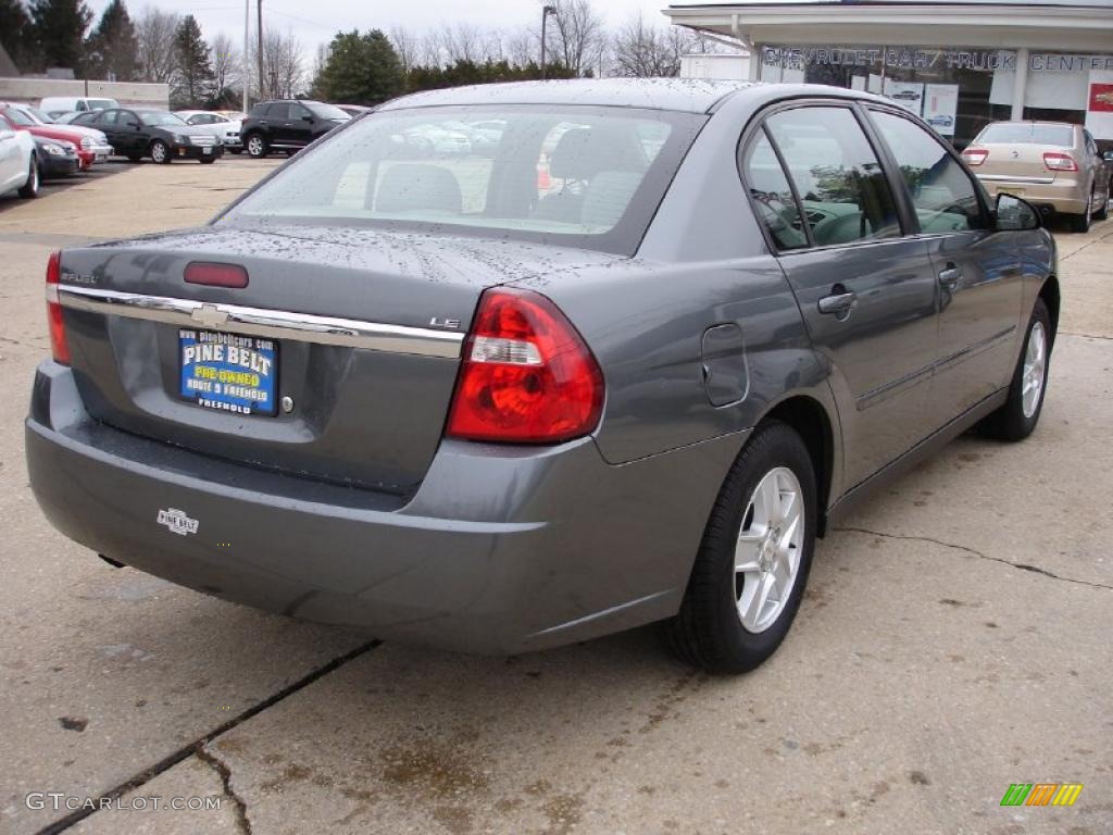 2005 Malibu LS V6 Sedan - Medium Gray Metallic / Gray photo #4