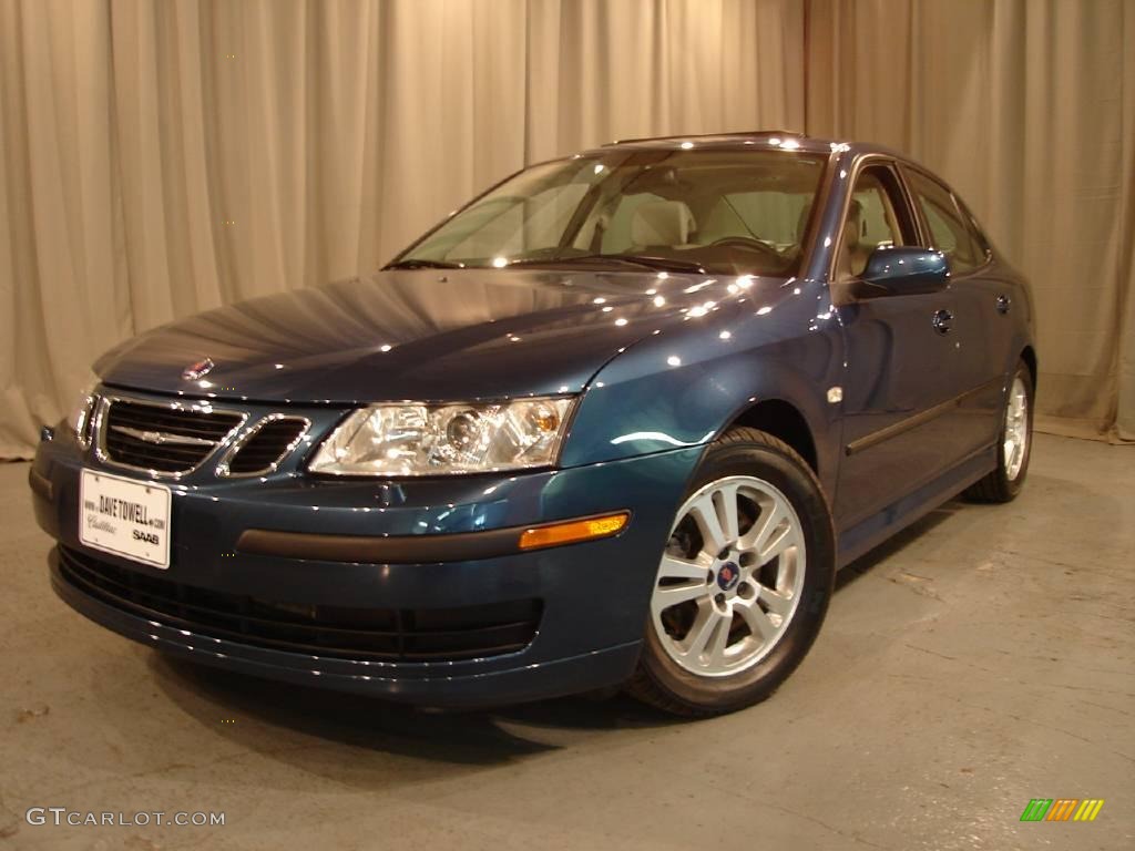 2006 9-3 2.0T Sport Sedan - Fusion Blue Metallic / Parchment photo #1