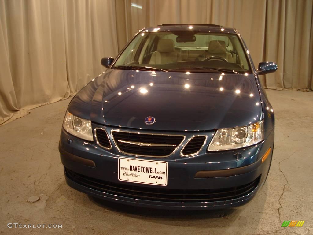 2006 9-3 2.0T Sport Sedan - Fusion Blue Metallic / Parchment photo #5
