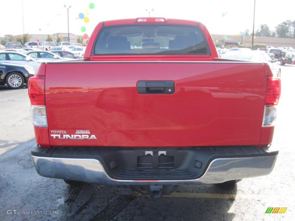 2010 Tundra CrewMax - Radiant Red / Sand Beige photo #6