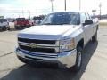 2010 Sheer Silver Metallic Chevrolet Silverado 2500HD Extended Cab  photo #8