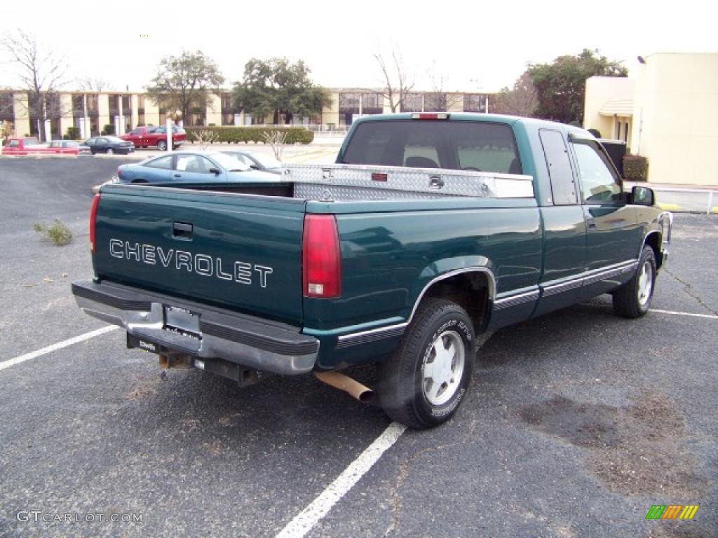 1997 C/K C1500 Extended Cab - Emerald Green Metallic / Neutral Shale photo #4