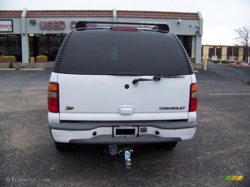 2002 Suburban 1500 Z71 4x4 - Summit White / Tan photo #5
