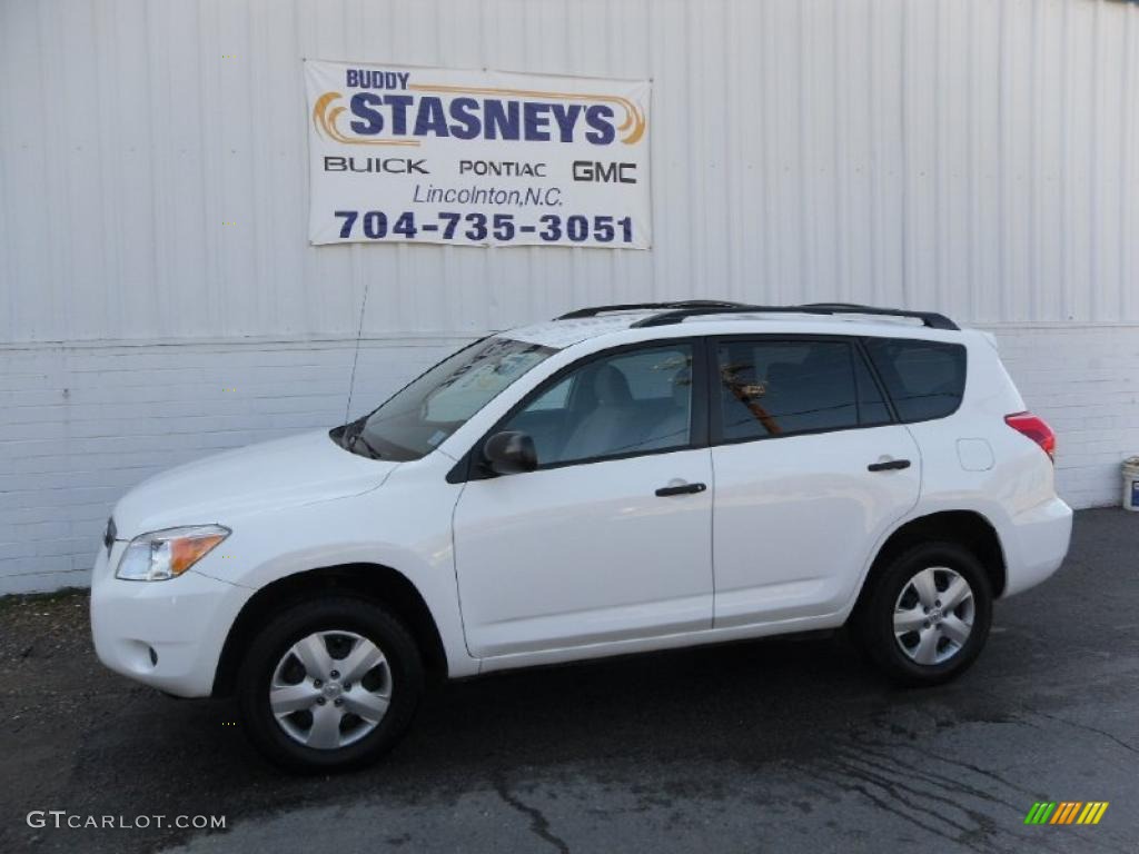 2008 RAV4 I4 - Super White / Ash photo #1