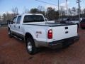 2008 Oxford White Ford F350 Super Duty Lariat Crew Cab 4x4 Dually  photo #2