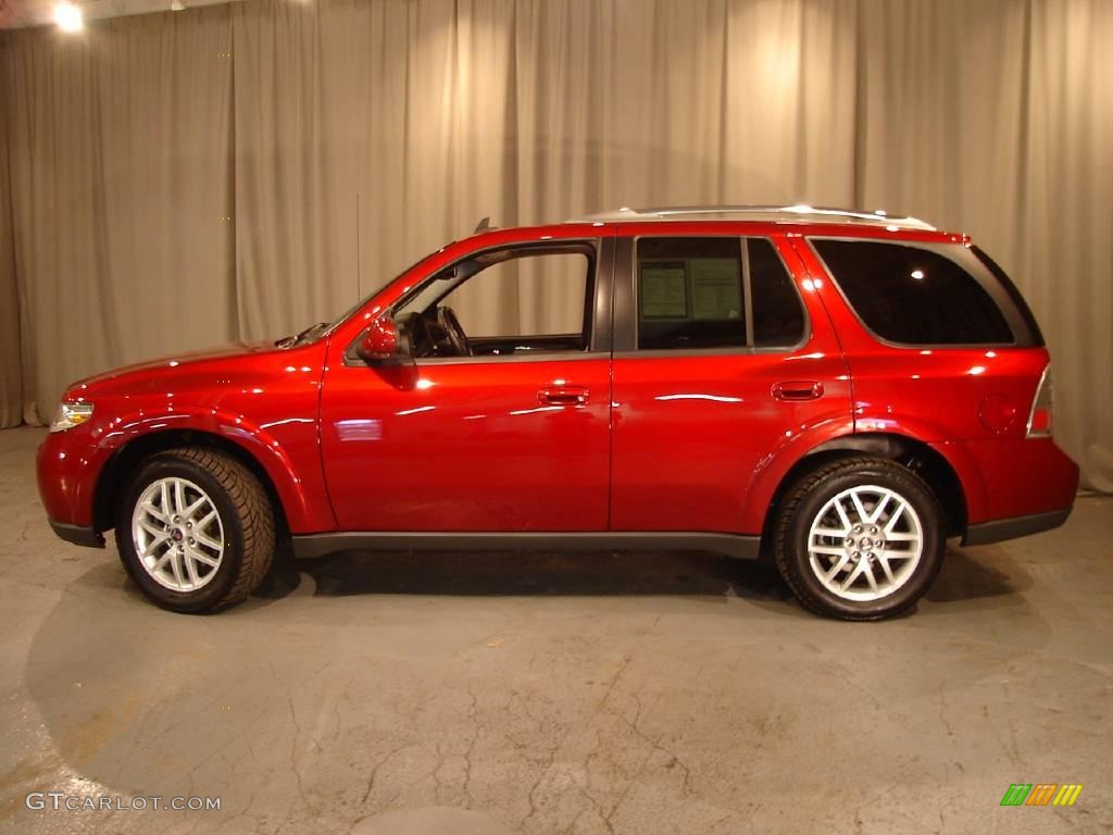 2006 9-7X 4.2i - Lingonberry Red Metallic / Desert Sand Leather photo #2
