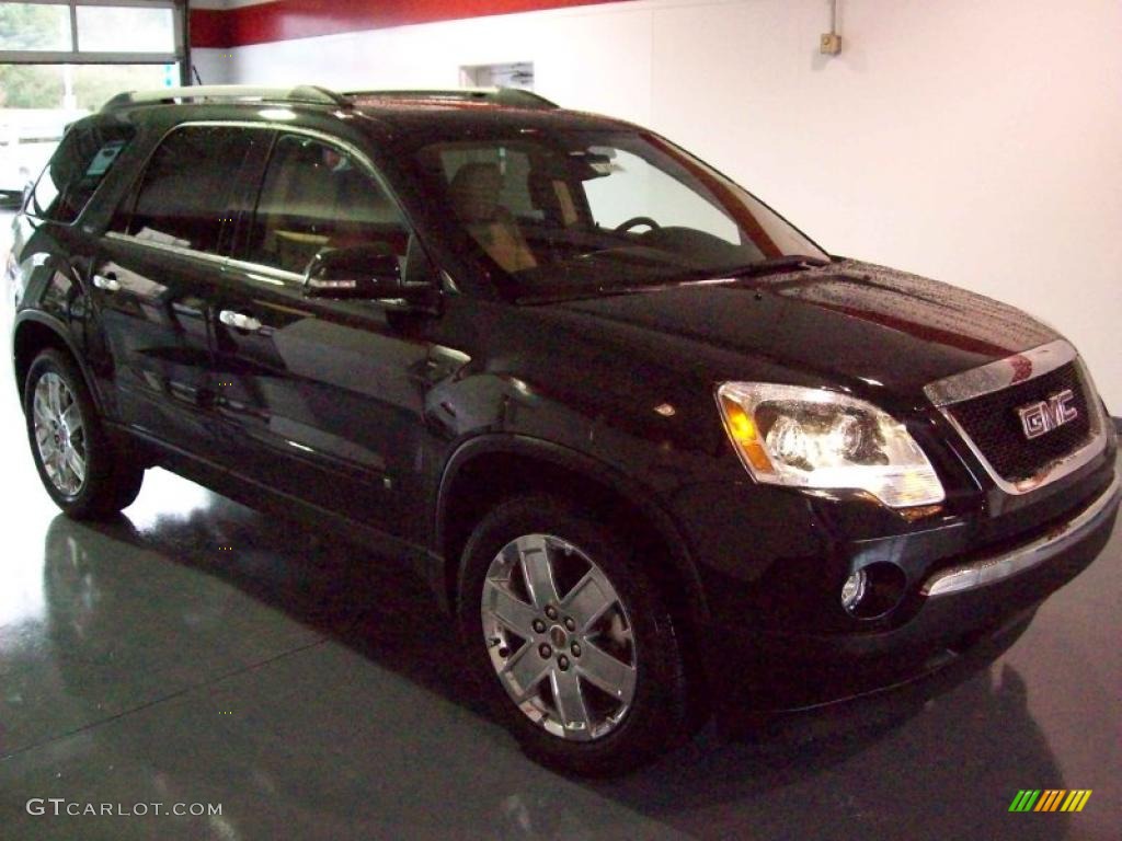 2010 Acadia SLT - Carbon Black Metallic / Cashmere photo #1