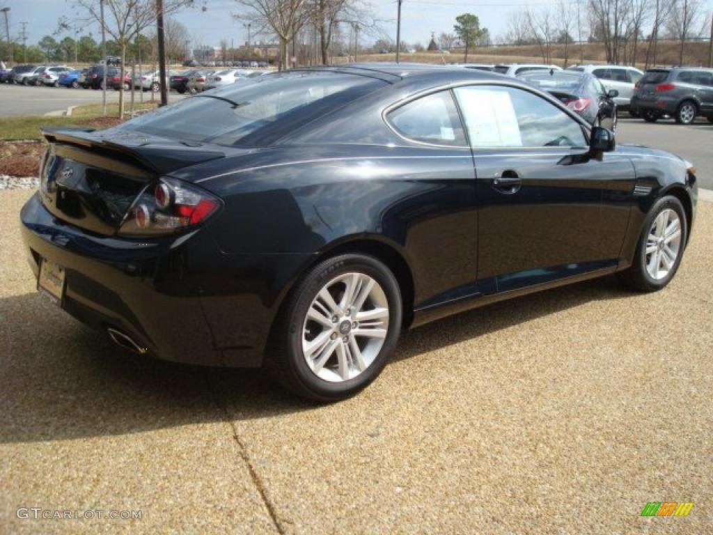 2008 Tiburon GS - Black Pearl / GS Black Cloth photo #5