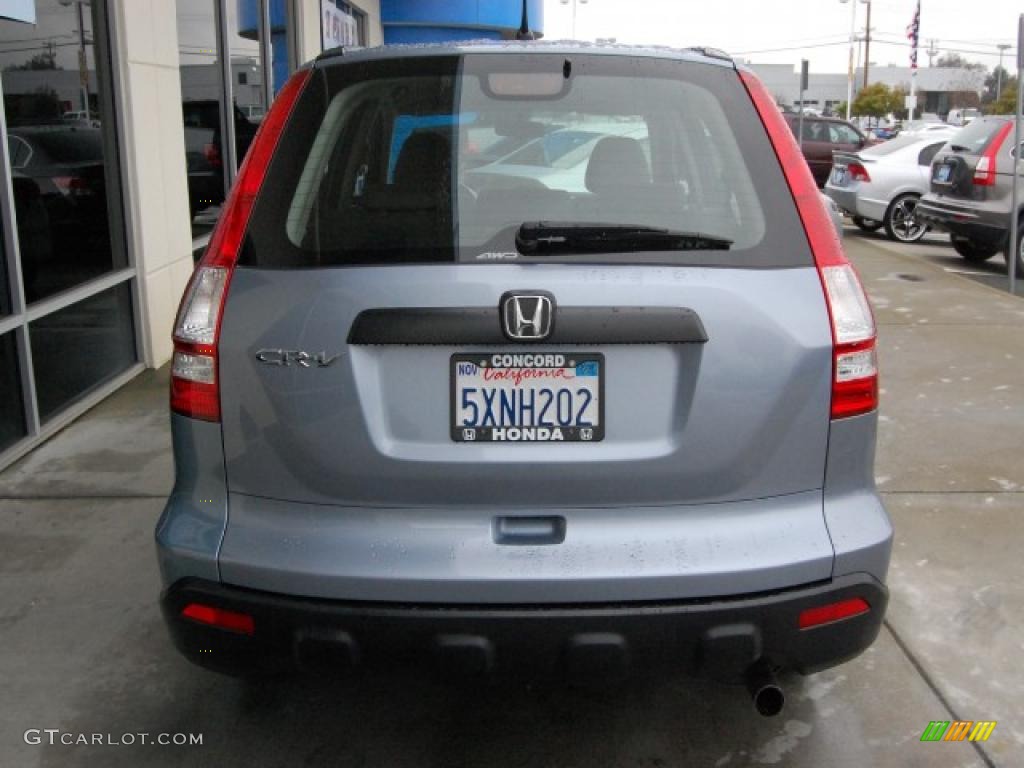 2007 CR-V LX 4WD - Glacier Blue Metallic / Gray photo #4