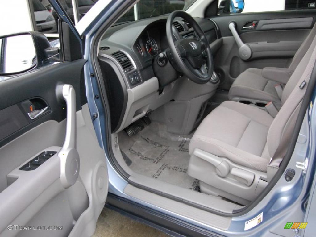 2007 CR-V LX 4WD - Glacier Blue Metallic / Gray photo #16