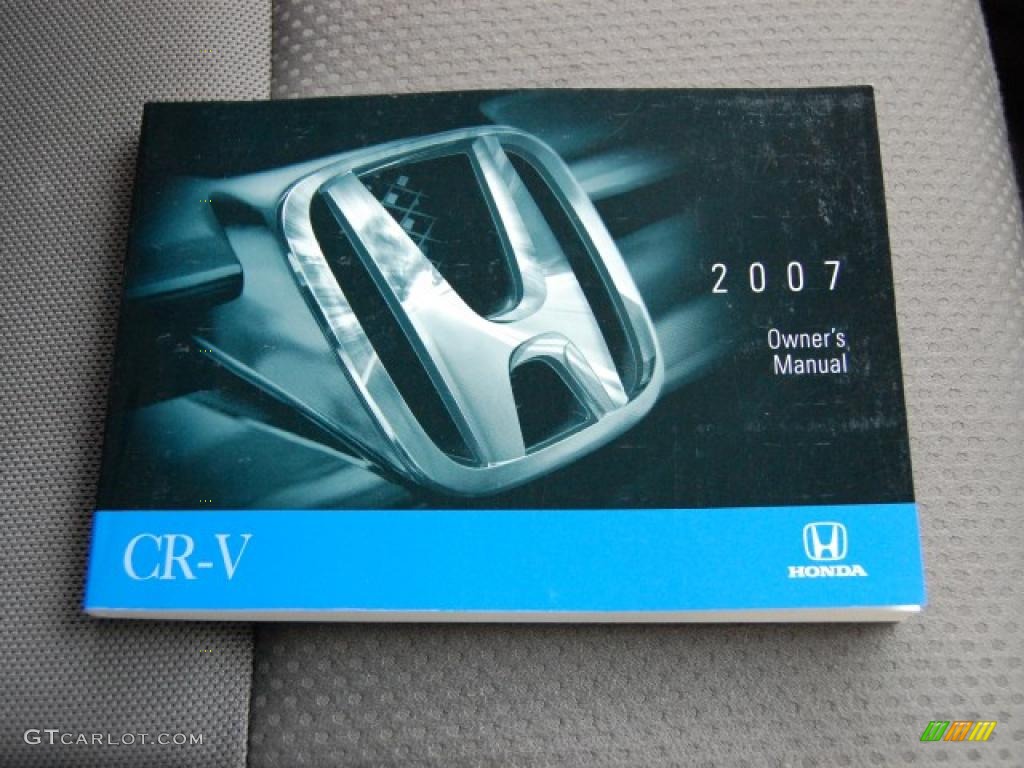2007 CR-V LX 4WD - Glacier Blue Metallic / Gray photo #24