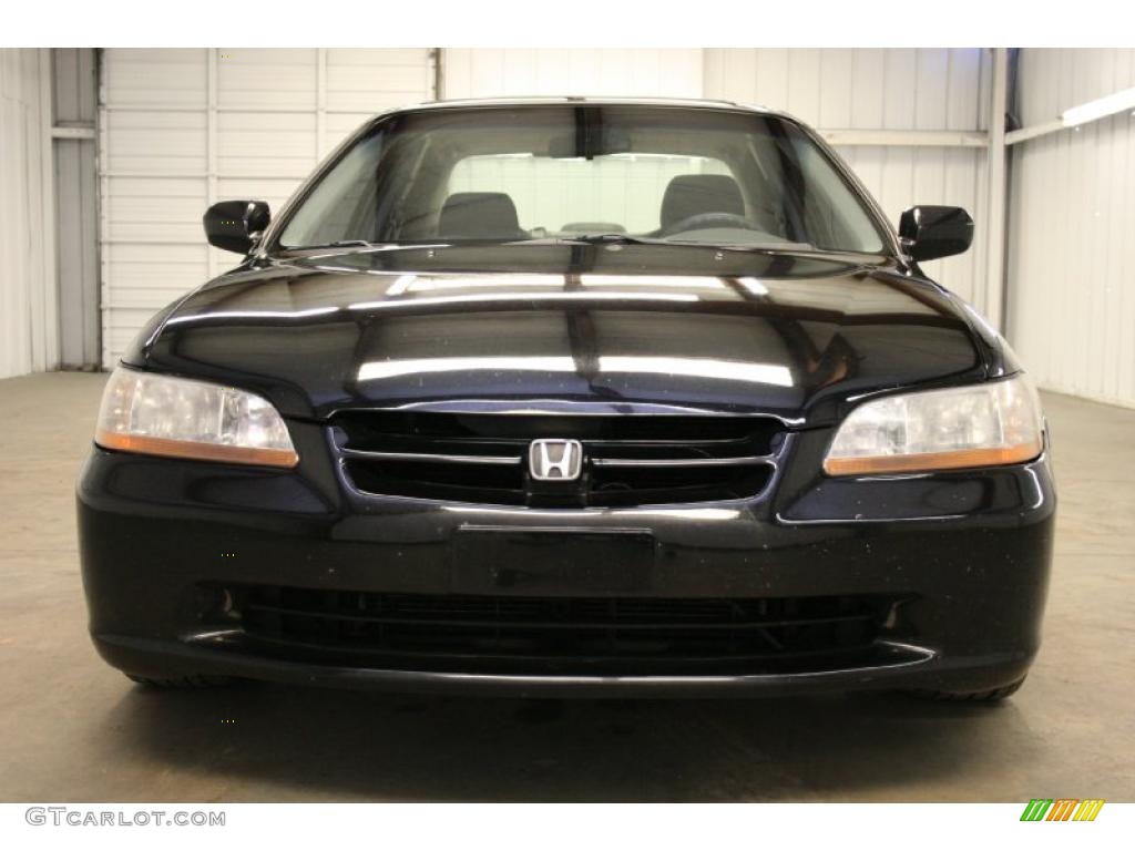 1999 Accord EX Sedan - Flamenco Black Pearl / Gray photo #3