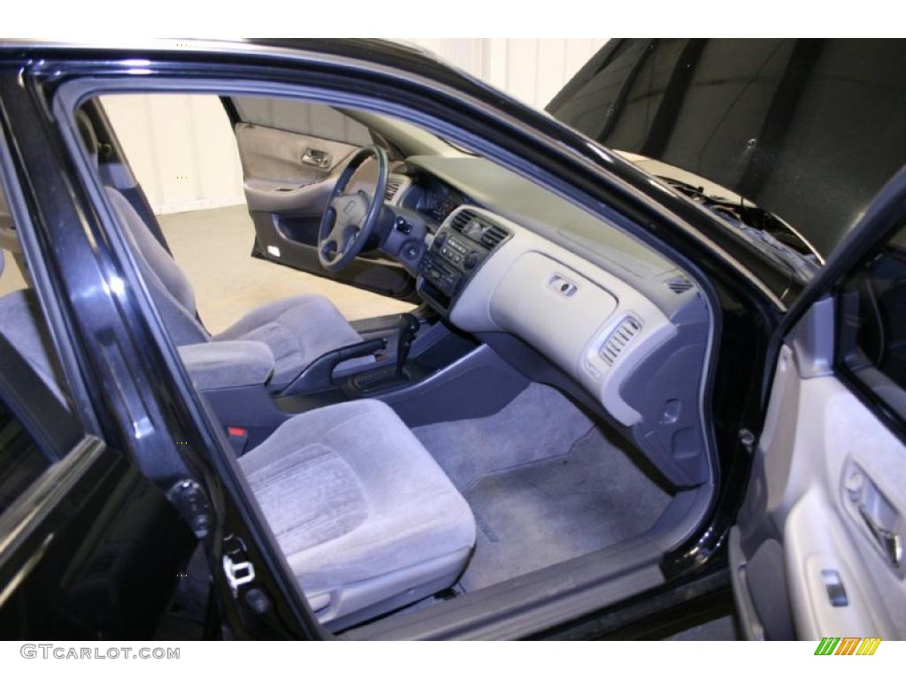 1999 Accord EX Sedan - Flamenco Black Pearl / Gray photo #9