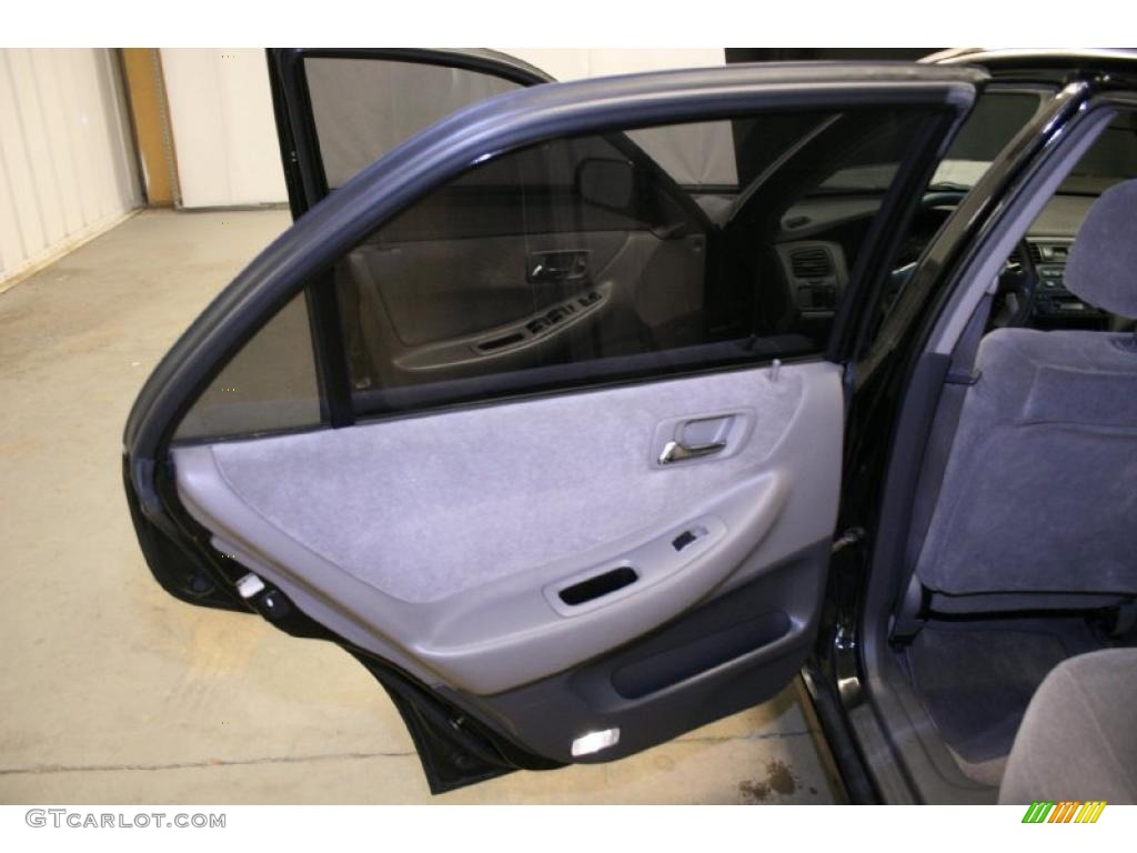 1999 Accord EX Sedan - Flamenco Black Pearl / Gray photo #23