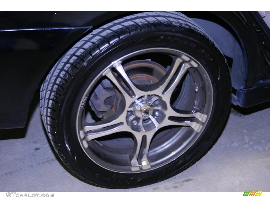 1999 Accord EX Sedan - Flamenco Black Pearl / Gray photo #29