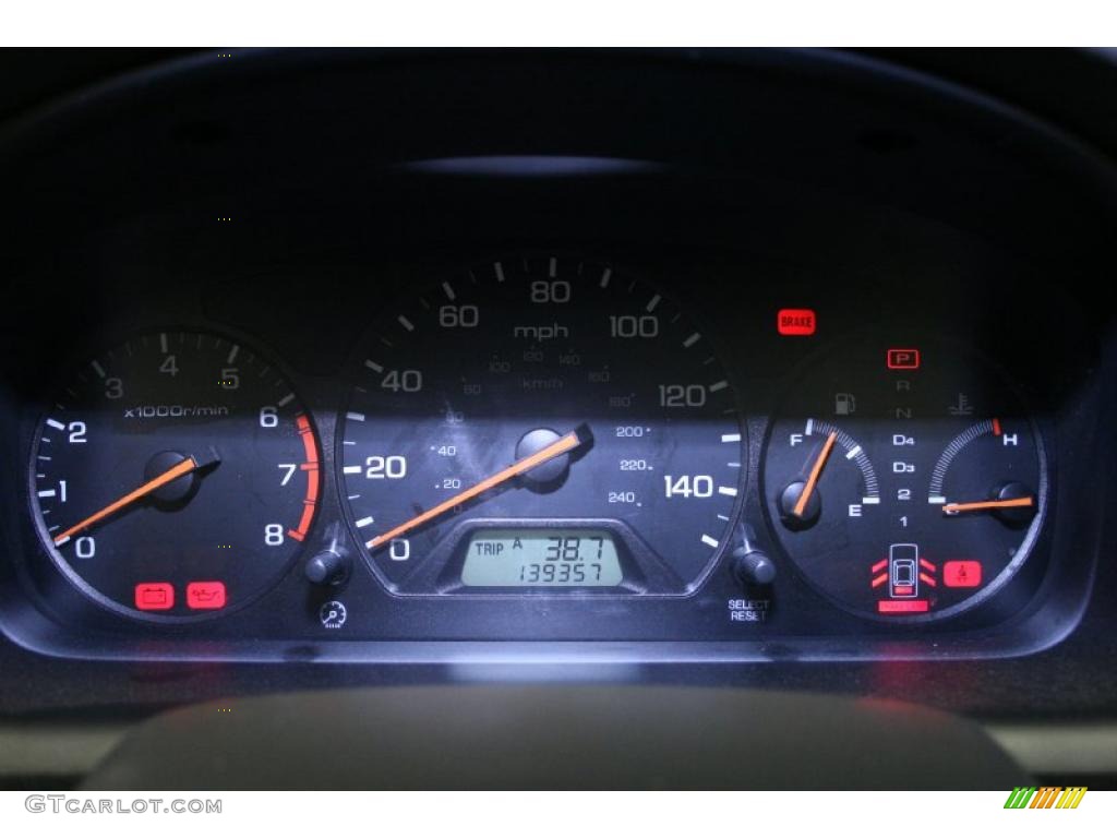 1999 Accord EX Sedan - Flamenco Black Pearl / Gray photo #37