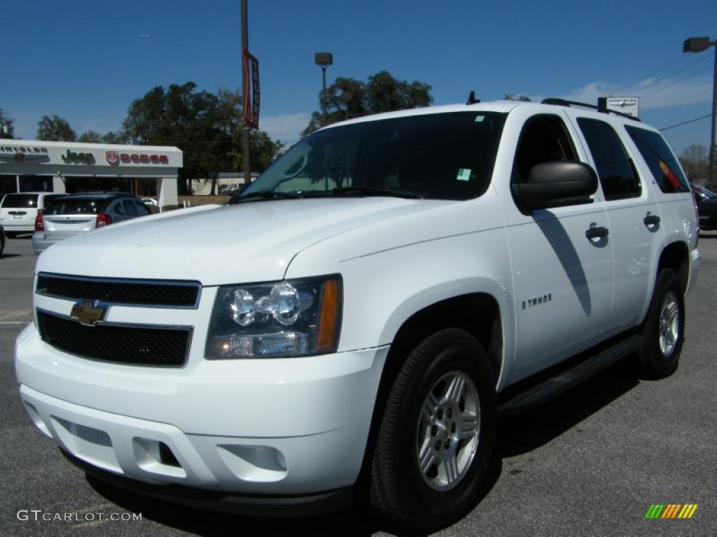 2007 Tahoe LS - Summit White / Dark Titanium/Light Titanium photo #1