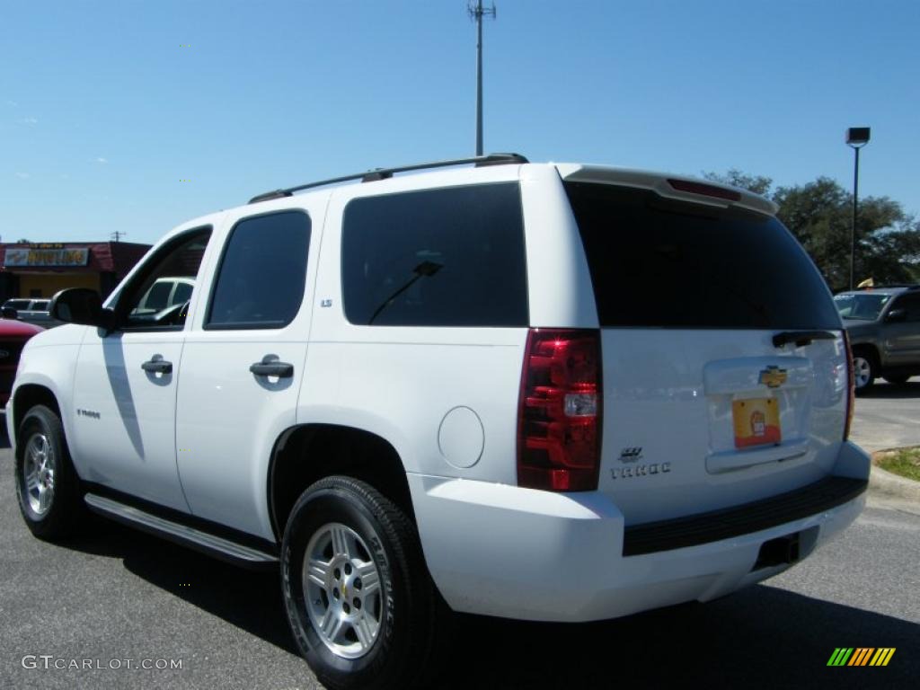 2007 Tahoe LS - Summit White / Dark Titanium/Light Titanium photo #3