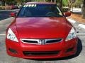 2007 Moroccan Red Pearl Honda Accord SE V6 Sedan  photo #7