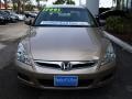 2007 Desert Mist Metallic Honda Accord EX-L Sedan  photo #7