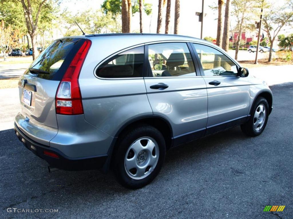 2007 CR-V LX - Whistler Silver Metallic / Gray photo #3