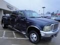 2001 True Blue Metallic Ford F350 Super Duty XLT Crew Cab 4x4  photo #1