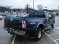 2001 True Blue Metallic Ford F350 Super Duty XLT Crew Cab 4x4  photo #3