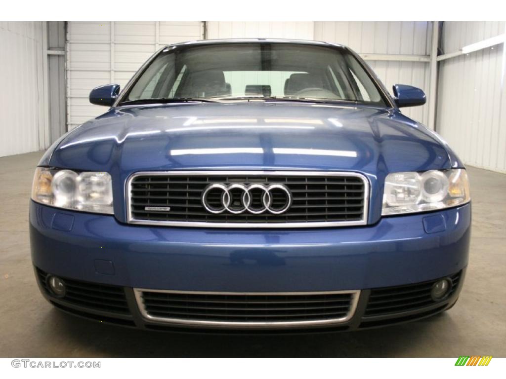 2003 A4 1.8T quattro Sedan - Denim Blue Pearl Effect / Platinum photo #3