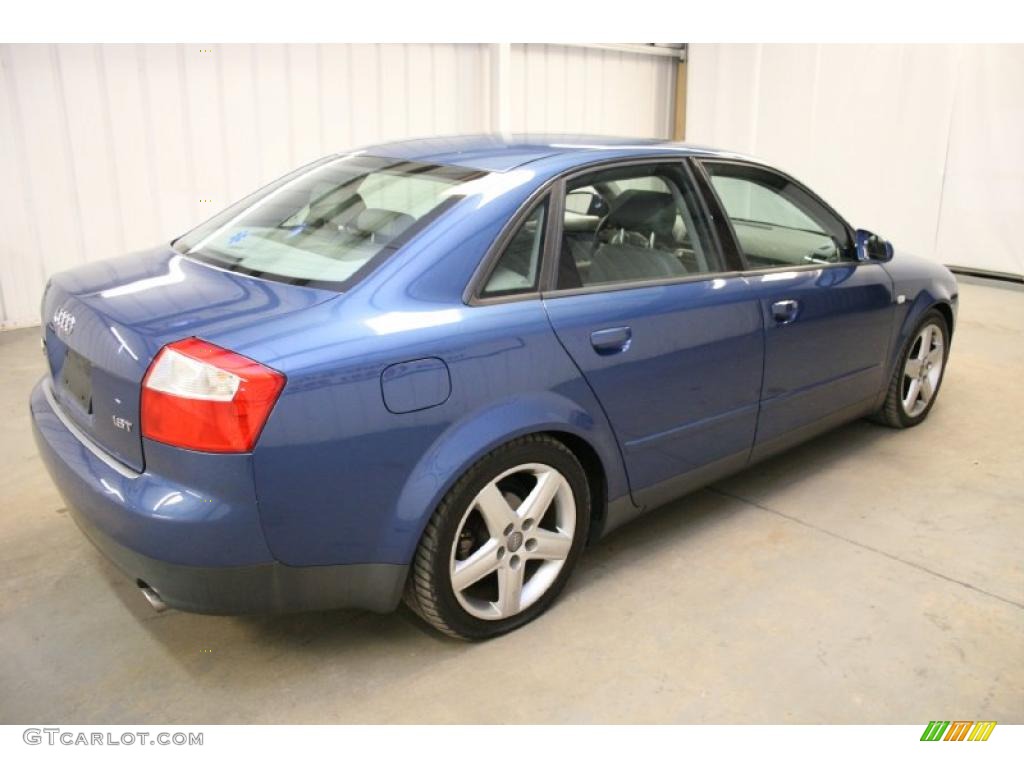 2003 A4 1.8T quattro Sedan - Denim Blue Pearl Effect / Platinum photo #5