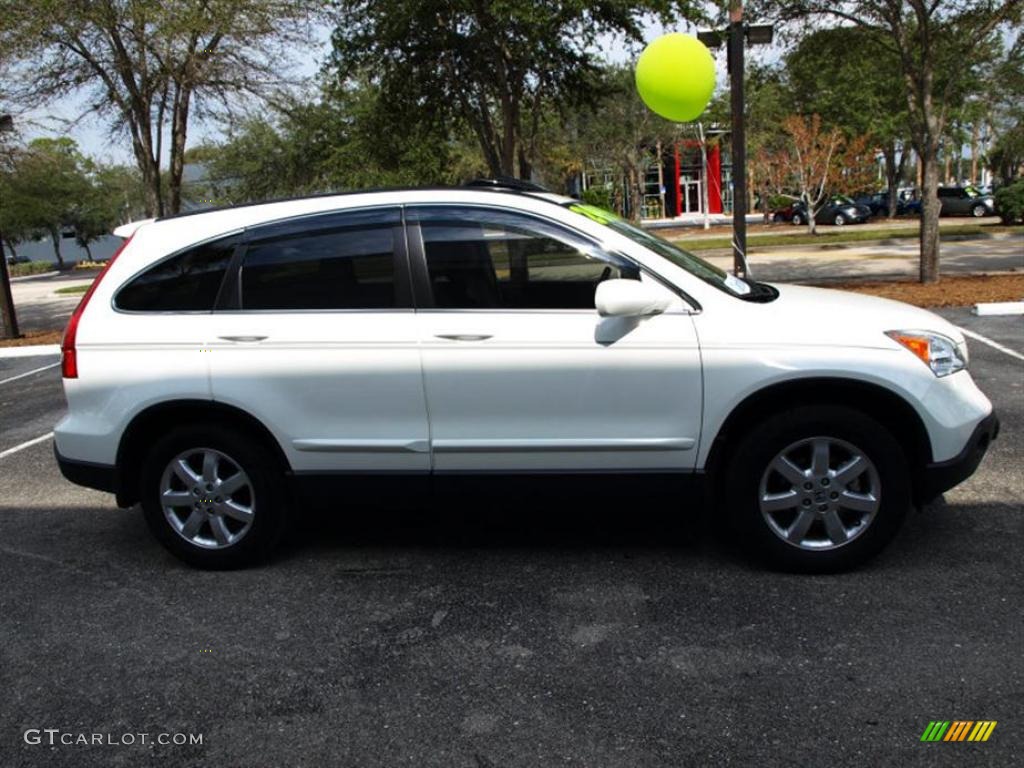 2008 CR-V EX-L - Taffeta White / Gray photo #2