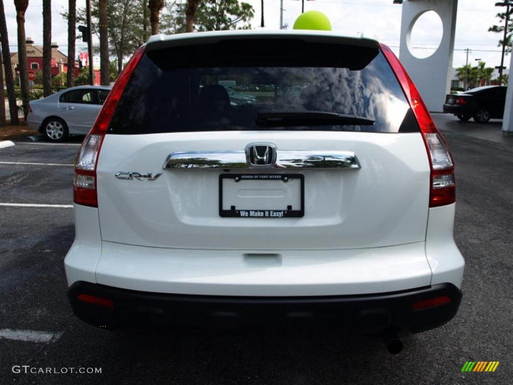 2008 CR-V EX-L - Taffeta White / Gray photo #4