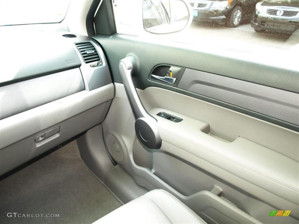 2008 CR-V EX-L - Taffeta White / Gray photo #12