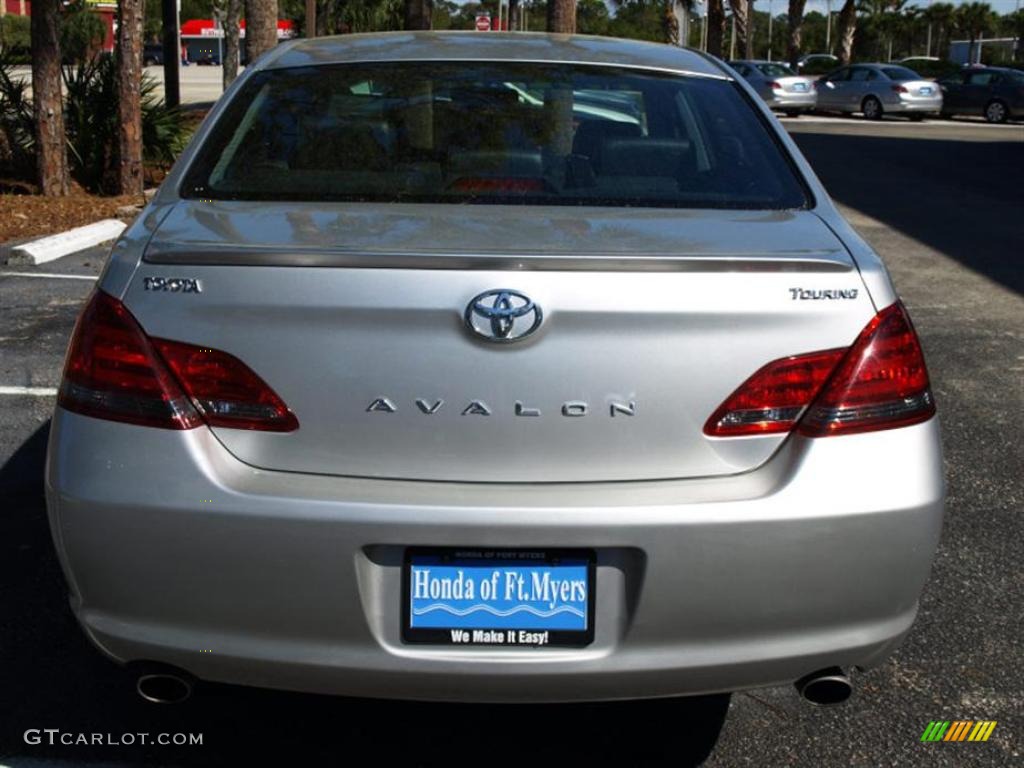 2008 Avalon Touring - Classic Silver Metallic / Dark Charcoal photo #4