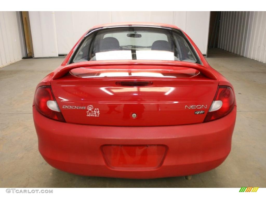 2002 Neon SXT - Flame Red / Taupe photo #6