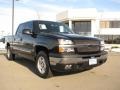 2005 Black Chevrolet Silverado 1500 LS Crew Cab  photo #3