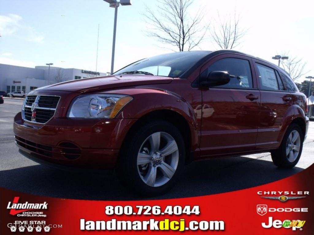 2010 Caliber SXT - Sunburst Orange Pearl / Dark Slate Gray photo #1