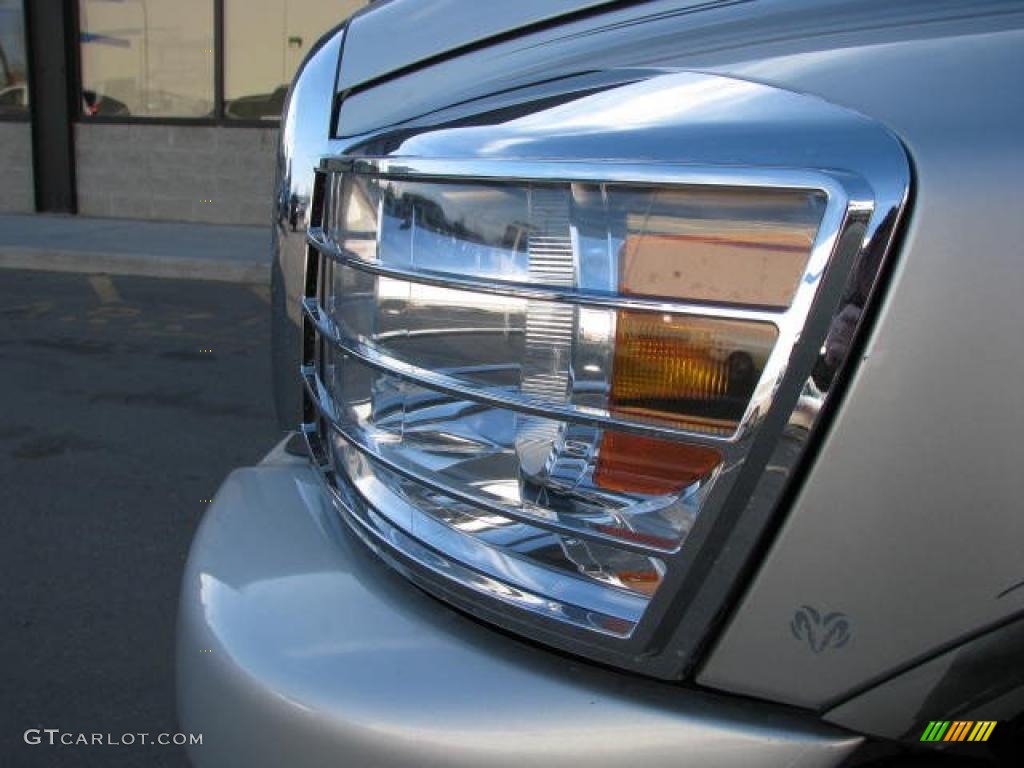 2008 Ram 2500 Big Horn Quad Cab 4x4 - Bright Silver Metallic / Medium Slate Gray photo #3