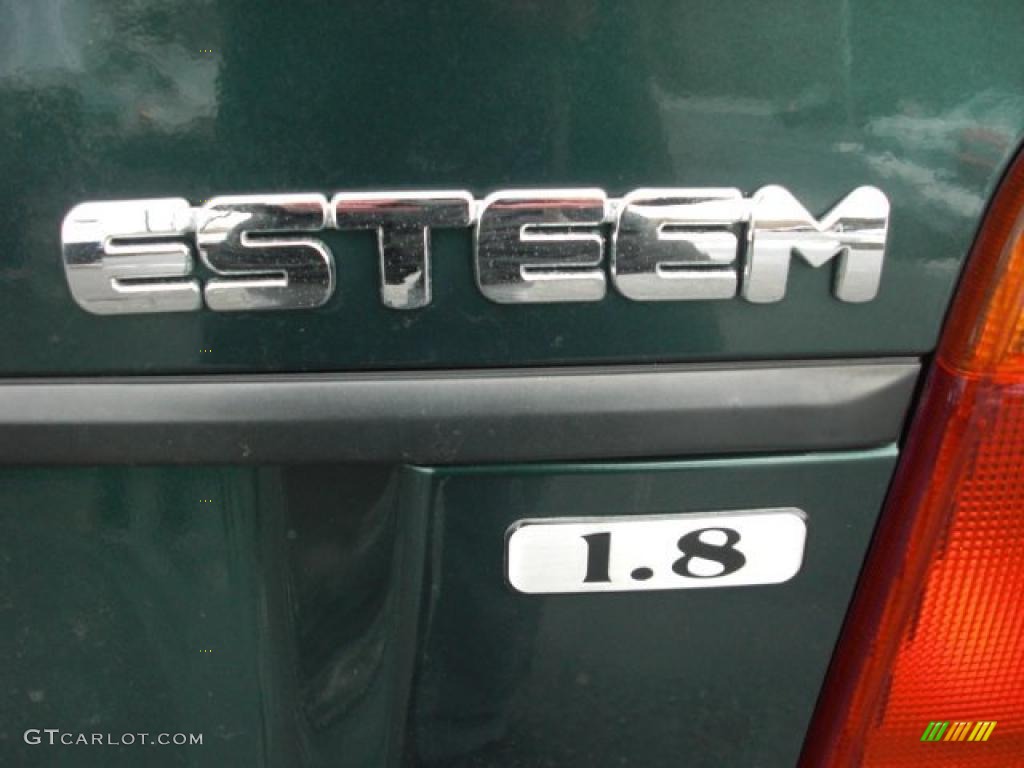 2001 Esteem GL Sedan - Grove Green Metallic / Gray photo #15