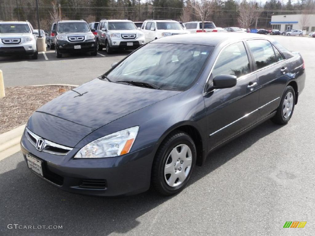 2007 Accord LX Sedan - Graphite Pearl / Gray photo #1