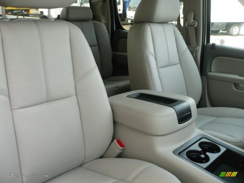 2010 Sierra 2500HD SLT Crew Cab 4x4 - Summit White / Light Titanium photo #5