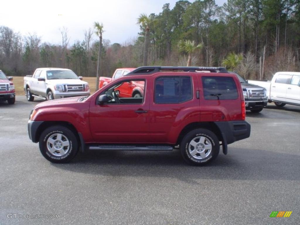 2008 Xterra S - Red Alert / Sandstone photo #8