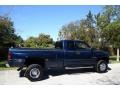 2001 Parriot Blue Pearl Dodge Ram 3500 SLT Quad Cab 4x4 Dually  photo #12