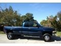 2001 Parriot Blue Pearl Dodge Ram 3500 SLT Quad Cab 4x4 Dually  photo #14