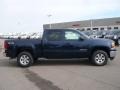 2009 Midnight Blue Metallic GMC Sierra 1500 SLE Crew Cab 4x4  photo #3