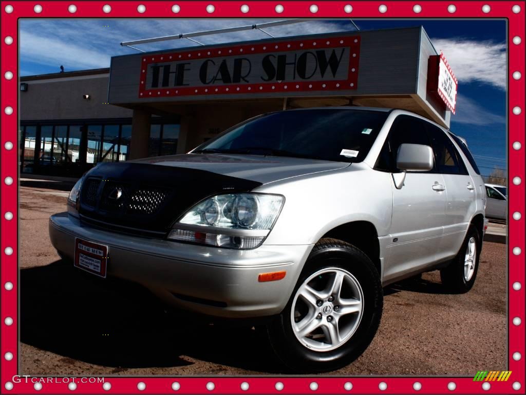 2001 RX 300 AWD - Millennium Silver Metallic / Black photo #1