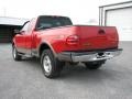 2003 Bright Red Ford F150 Lariat SuperCab 4x4  photo #8