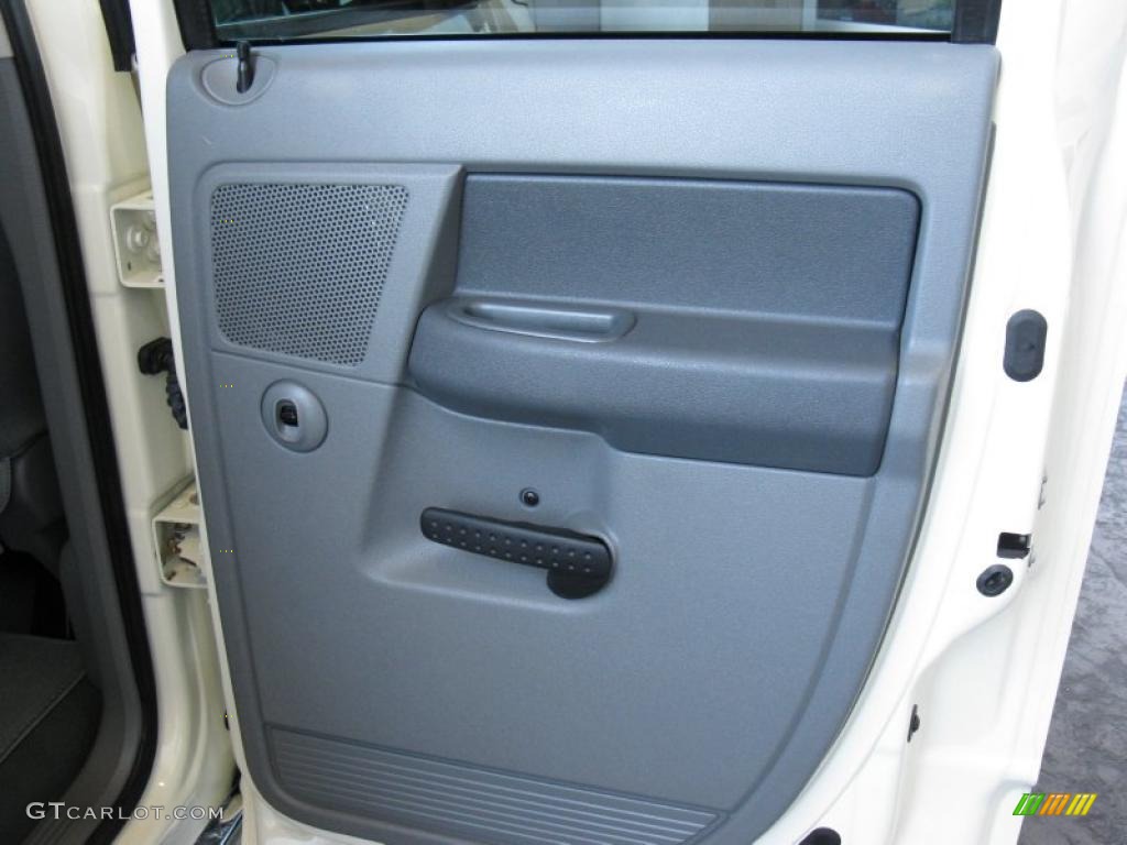 2008 Ram 1500 Lone Star Edition Quad Cab - Cool Vanilla White / Medium Slate Gray photo #18