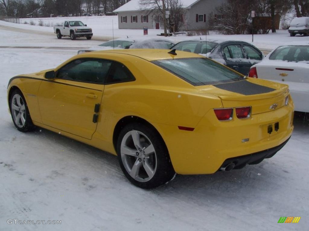 2010 Camaro SS Coupe - Rally Yellow / Black photo #9