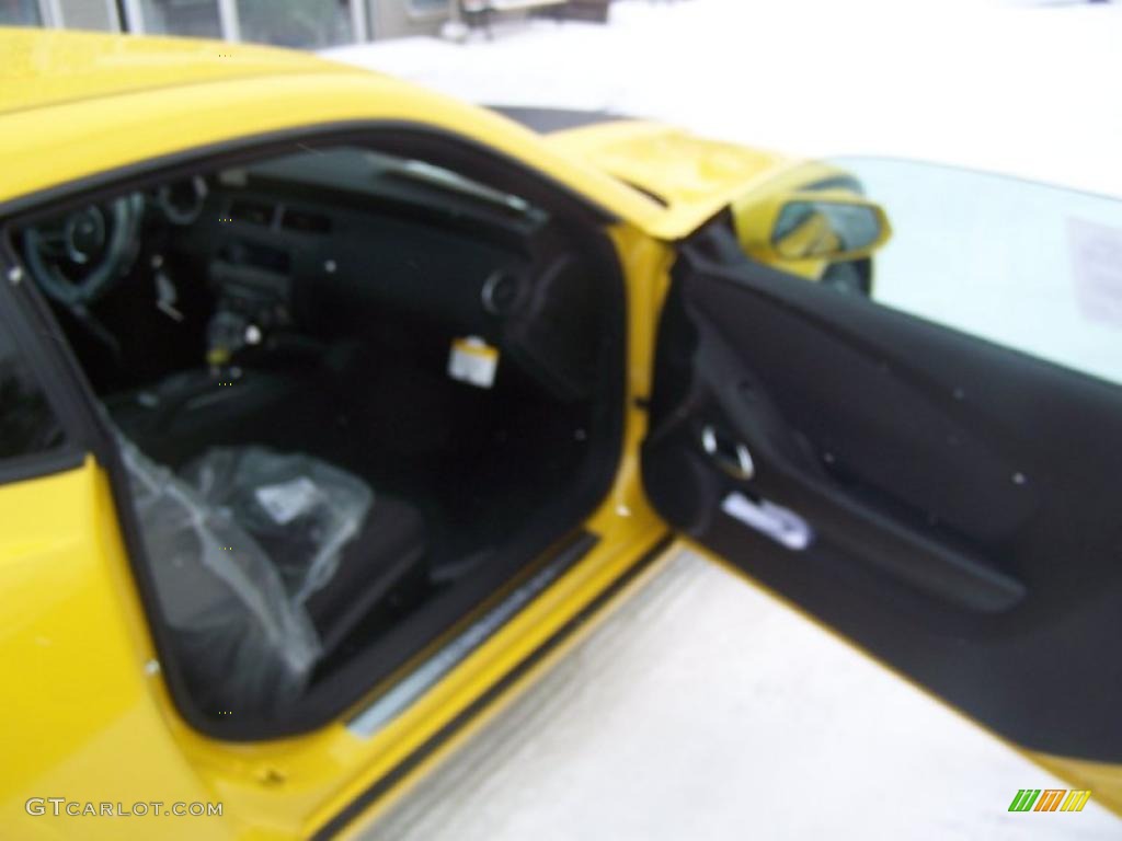 2010 Camaro SS Coupe - Rally Yellow / Black photo #27